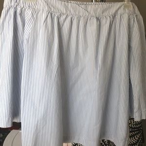 Madewell Off-the-shoulder shirt